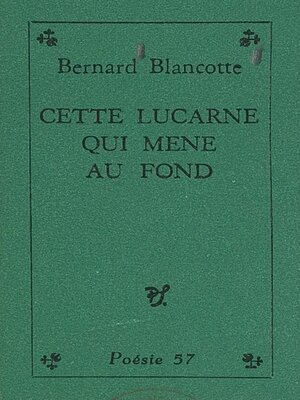 cover image of Cette lucarne qui mène au fond